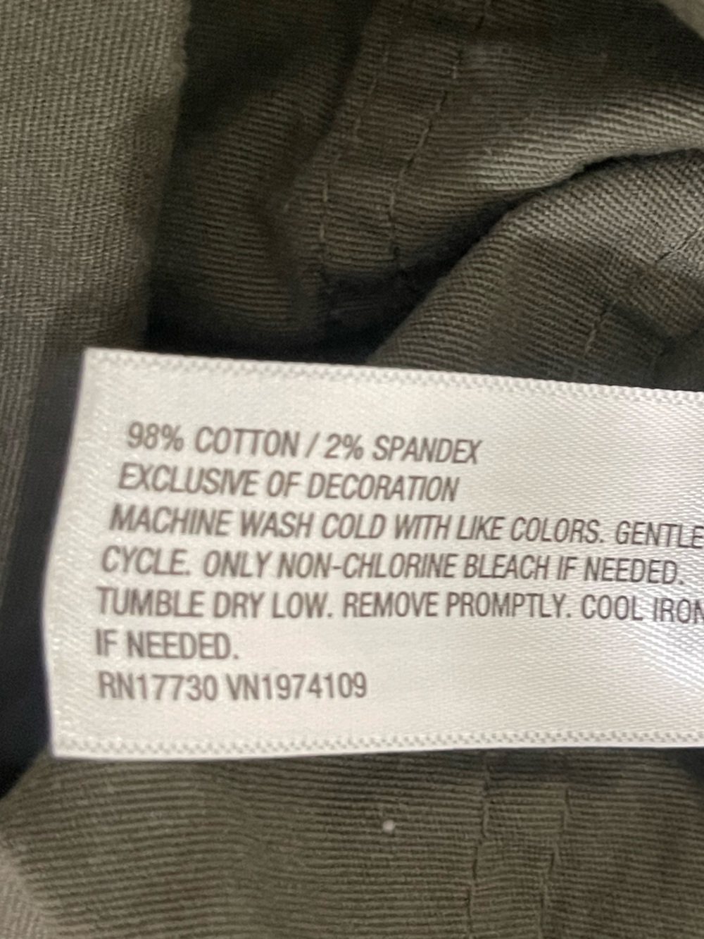 Y2K wild‎ fable Olive Green Cargo Mini Skirt Medium - Picture 6 of 7